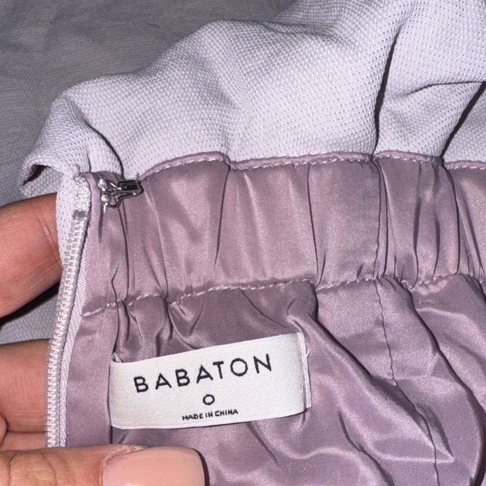 Babaton Lavender Wide Leg Strapless Jumpsuit Size 0 π - Picture 10 of 11